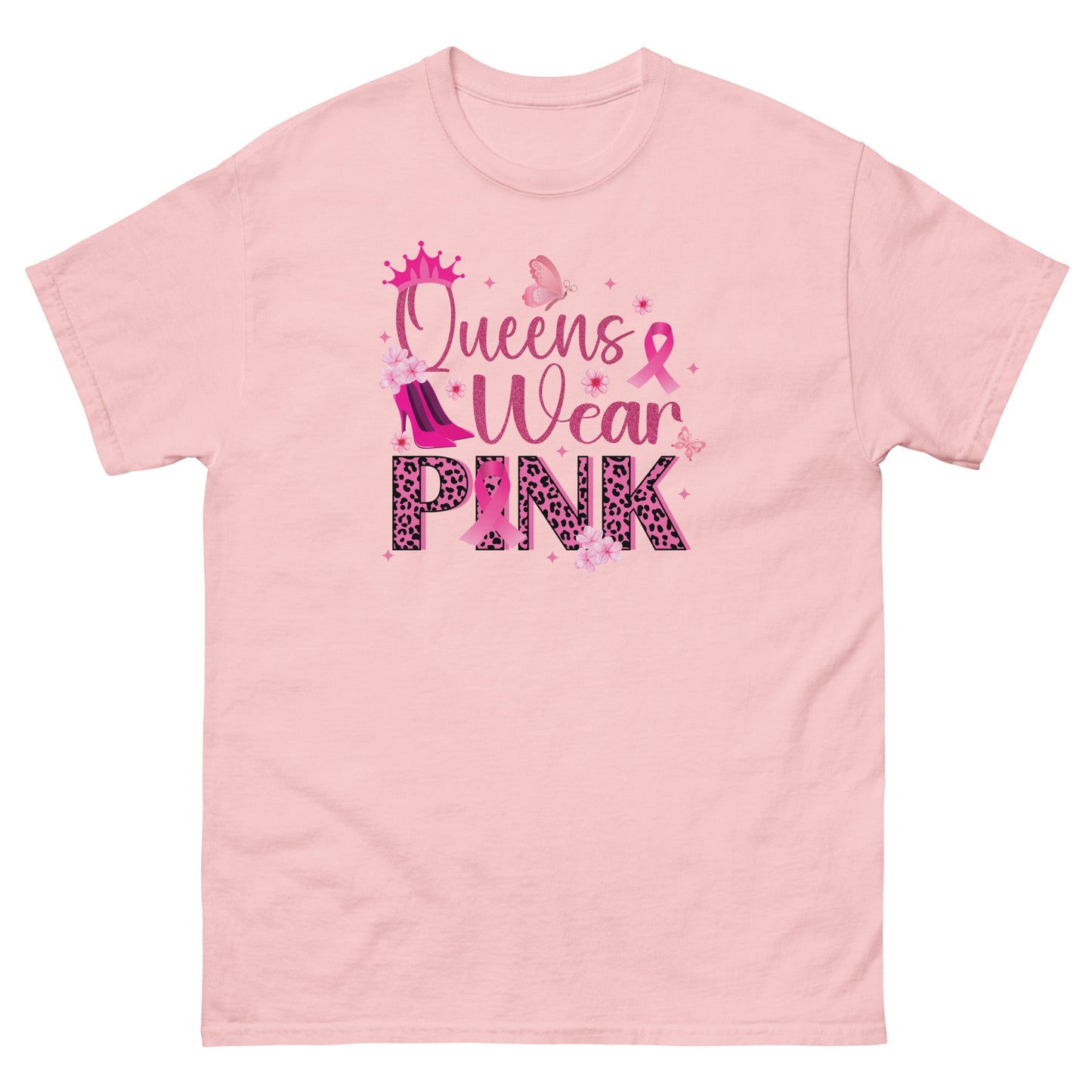 Breast Cancer Queens Tee - JohnVsGBMLight PinkS