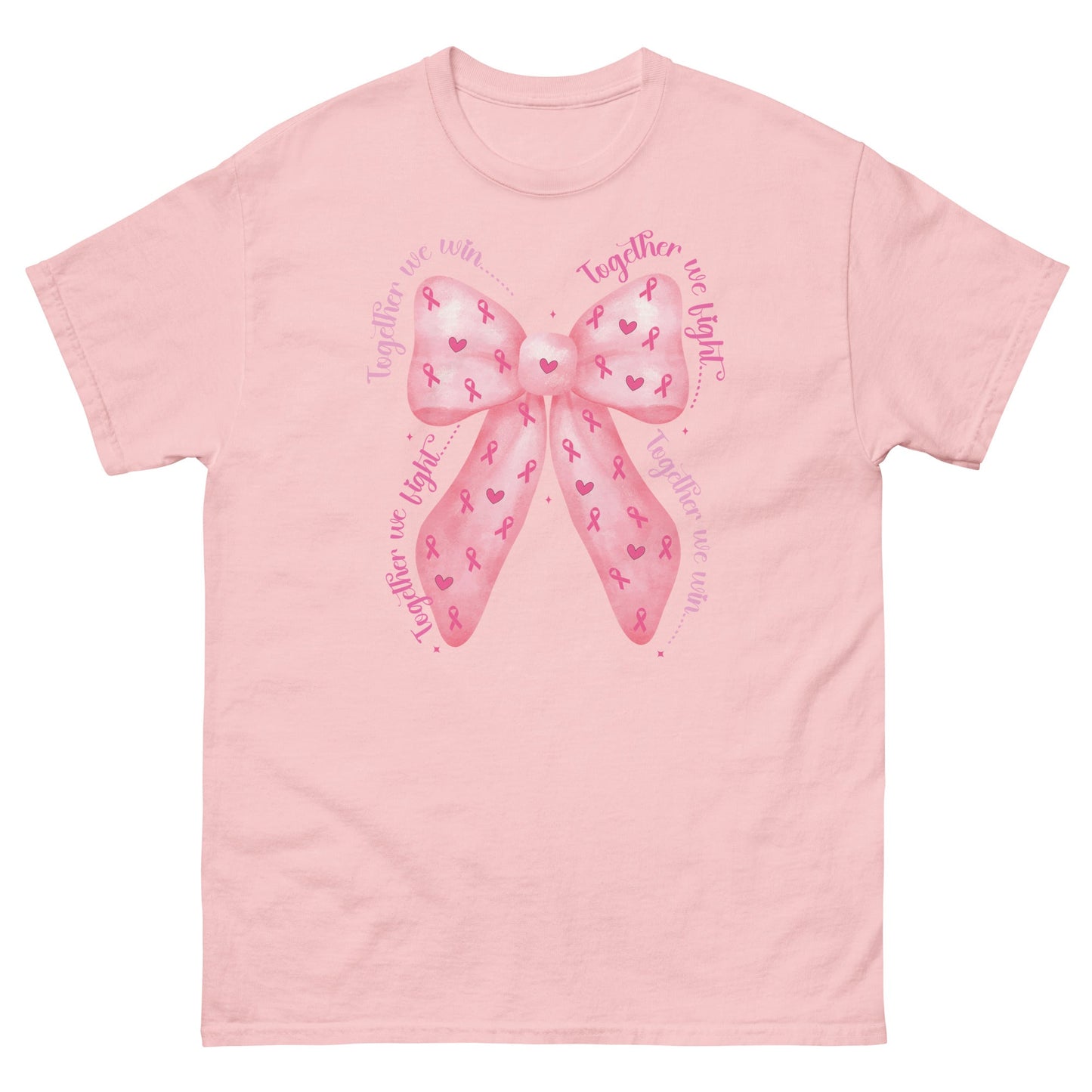 Breast Cancer Ribbon Tee - JohnVsGBMLight PinkS