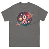 Breast Cancer Rings Galaxy Tee - JohnVsGBMCharcoalS