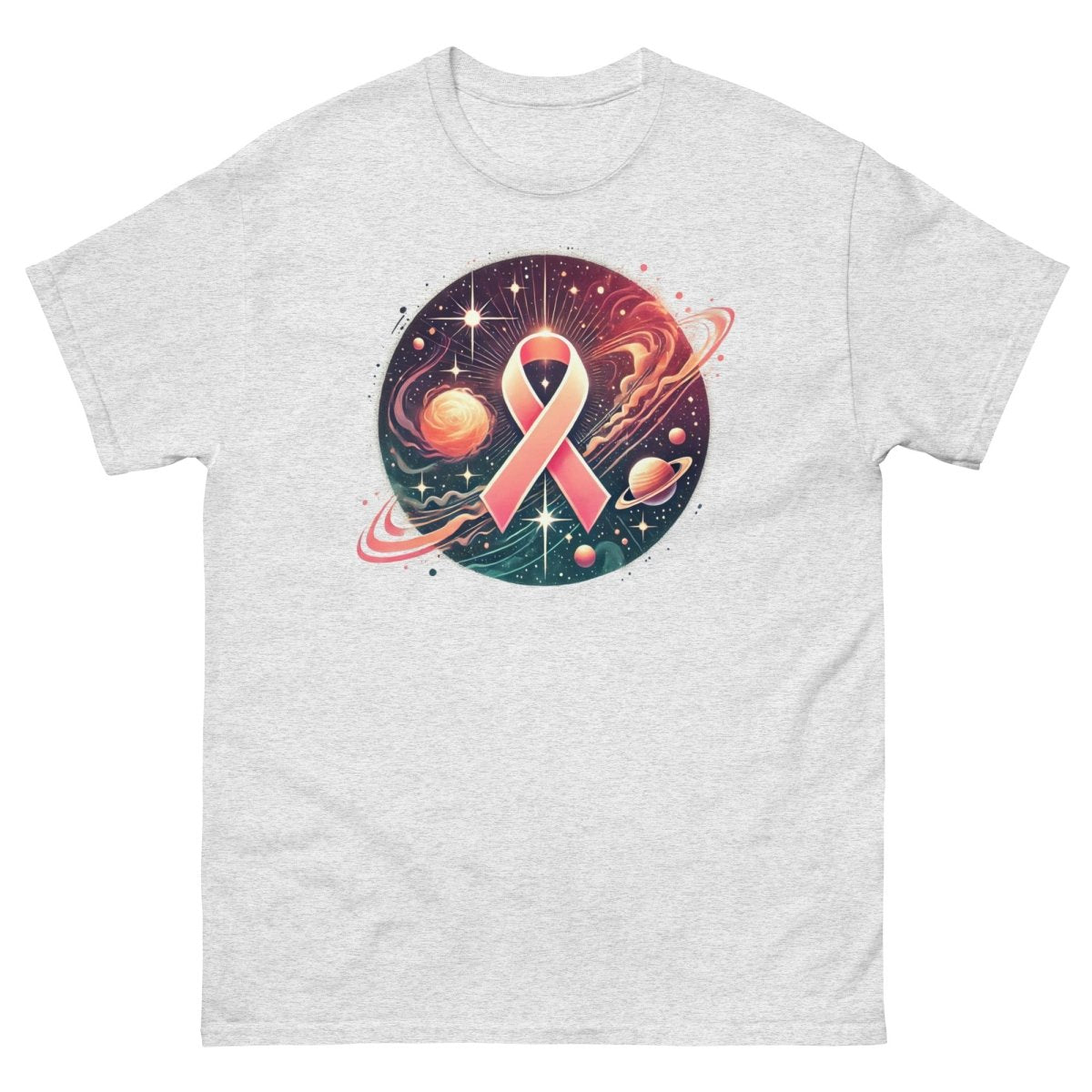 Breast Cancer Rings Galaxy Tee - JohnVsGBMAshS