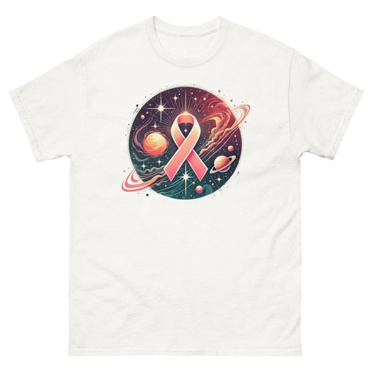 Breast Cancer Rings Galaxy Tee - JohnVsGBMWhiteS