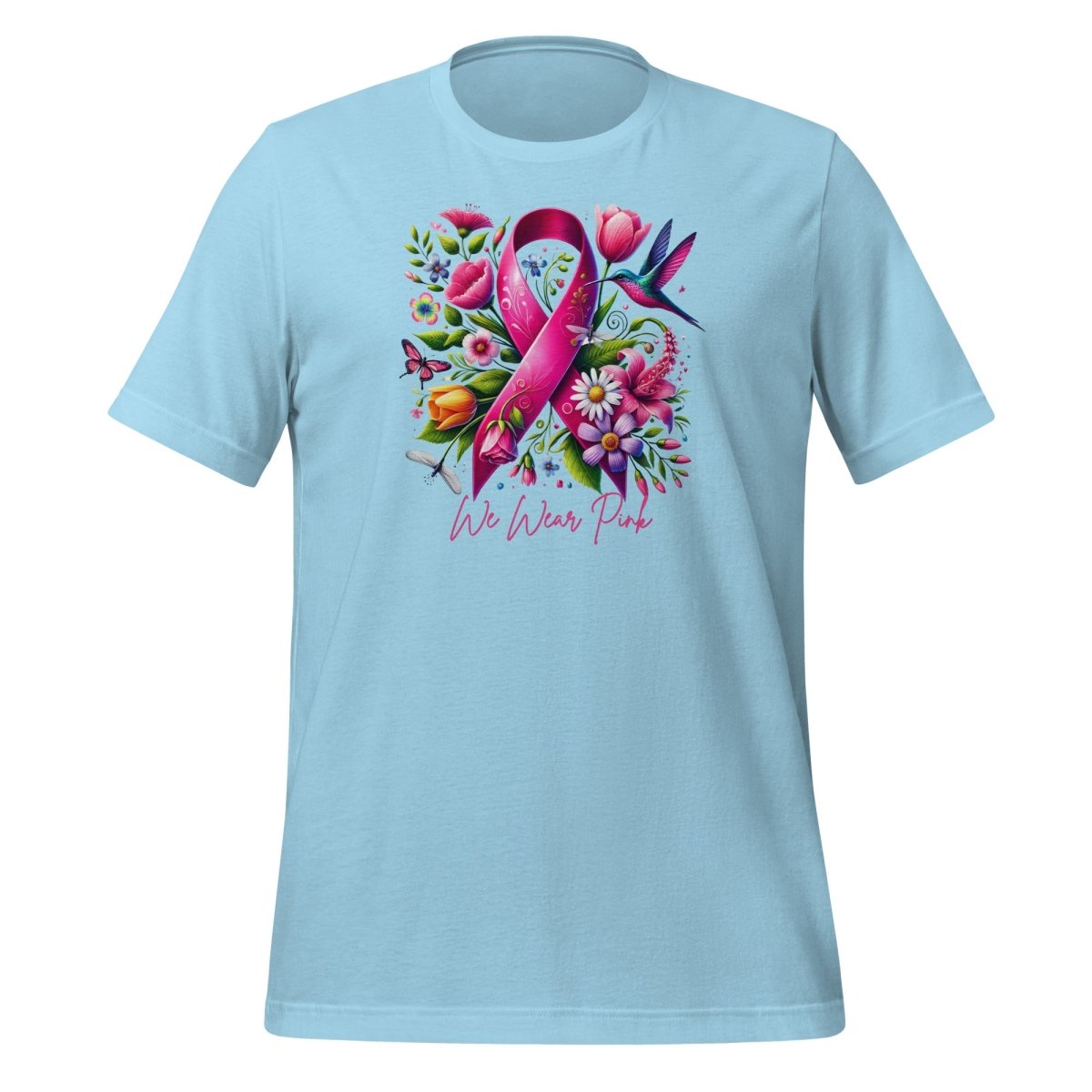 Breast Cancer Spring Tee - JohnVsGBMOcean BlueS