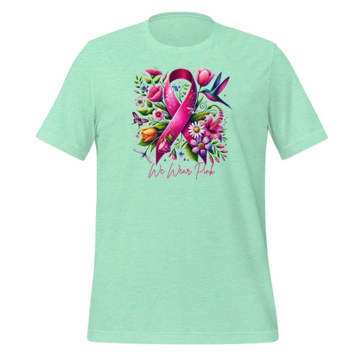 Breast Cancer Spring Tee - JohnVsGBMHeather MintS