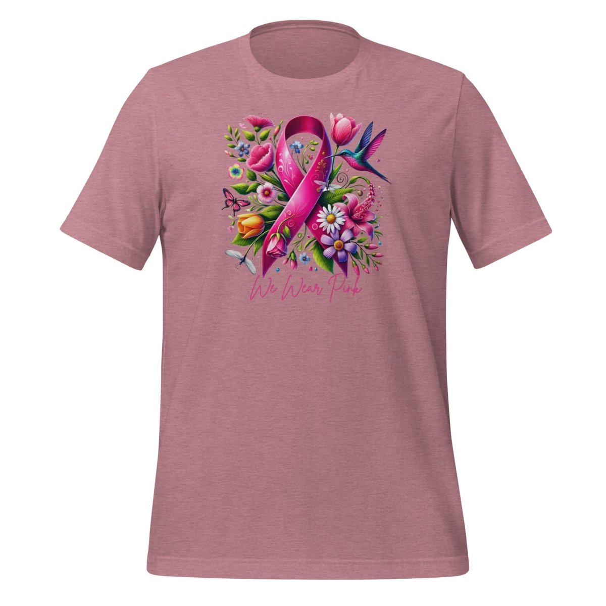 Breast Cancer Spring Tee - JohnVsGBMHeather OrchidS