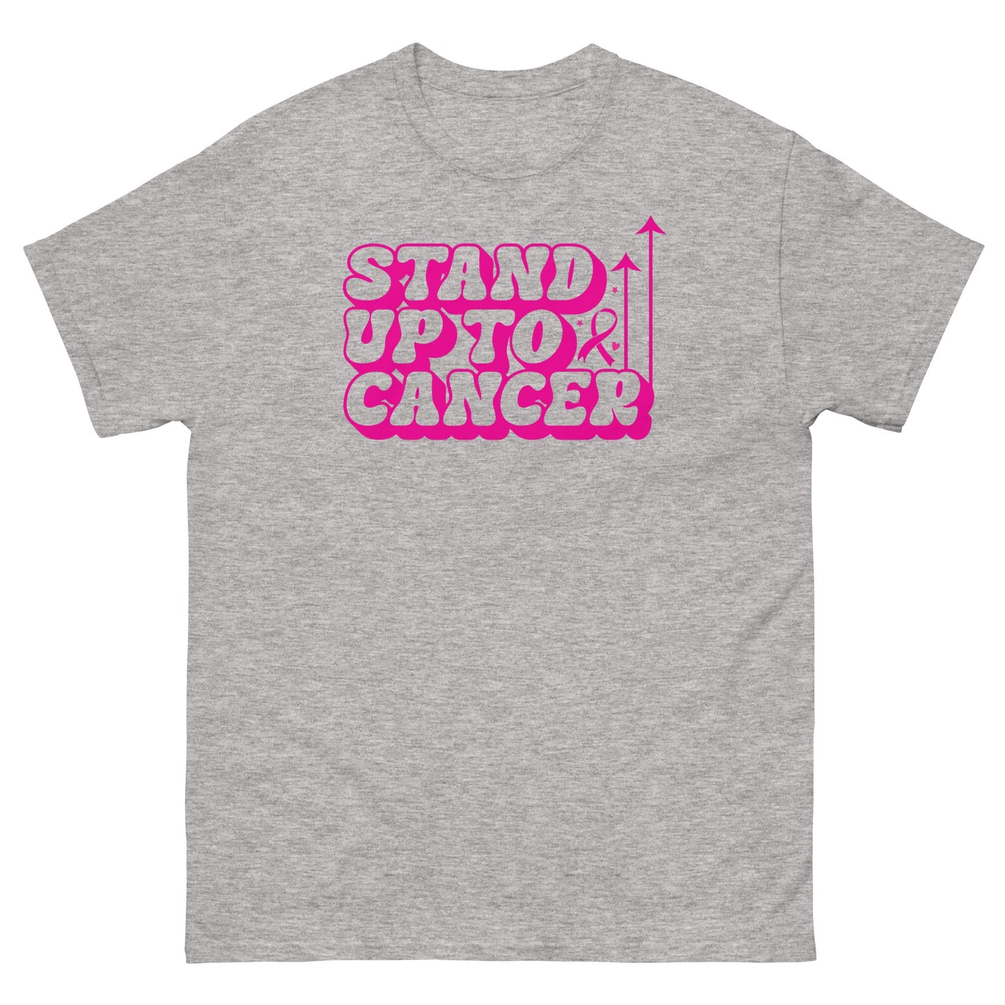 Breast Cancer Stand Up Tee - JohnVsGBMSport GreyS