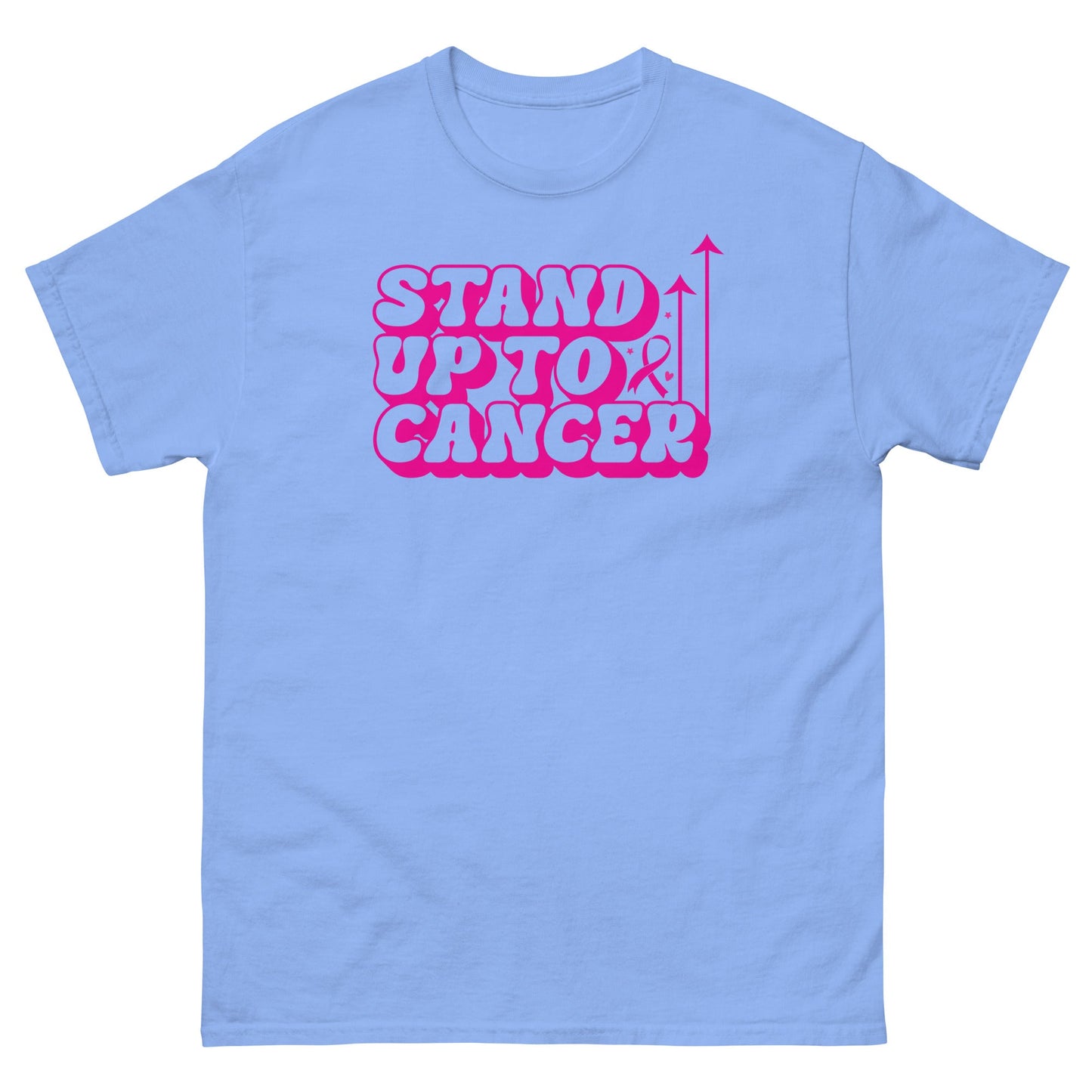 Breast Cancer Stand Up Tee - JohnVsGBMCarolina BlueS