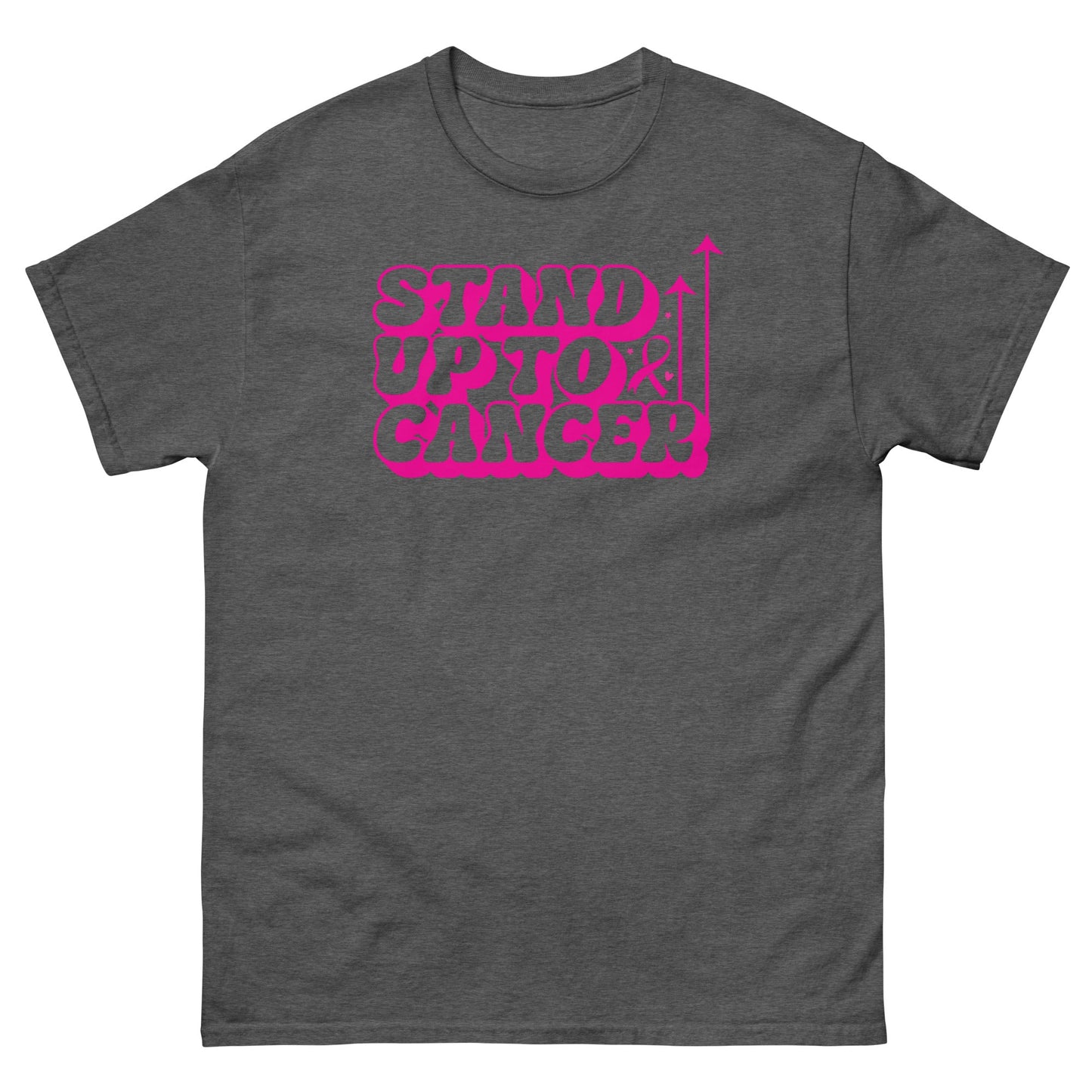 Breast Cancer Stand Up Tee - JohnVsGBMDark HeatherS