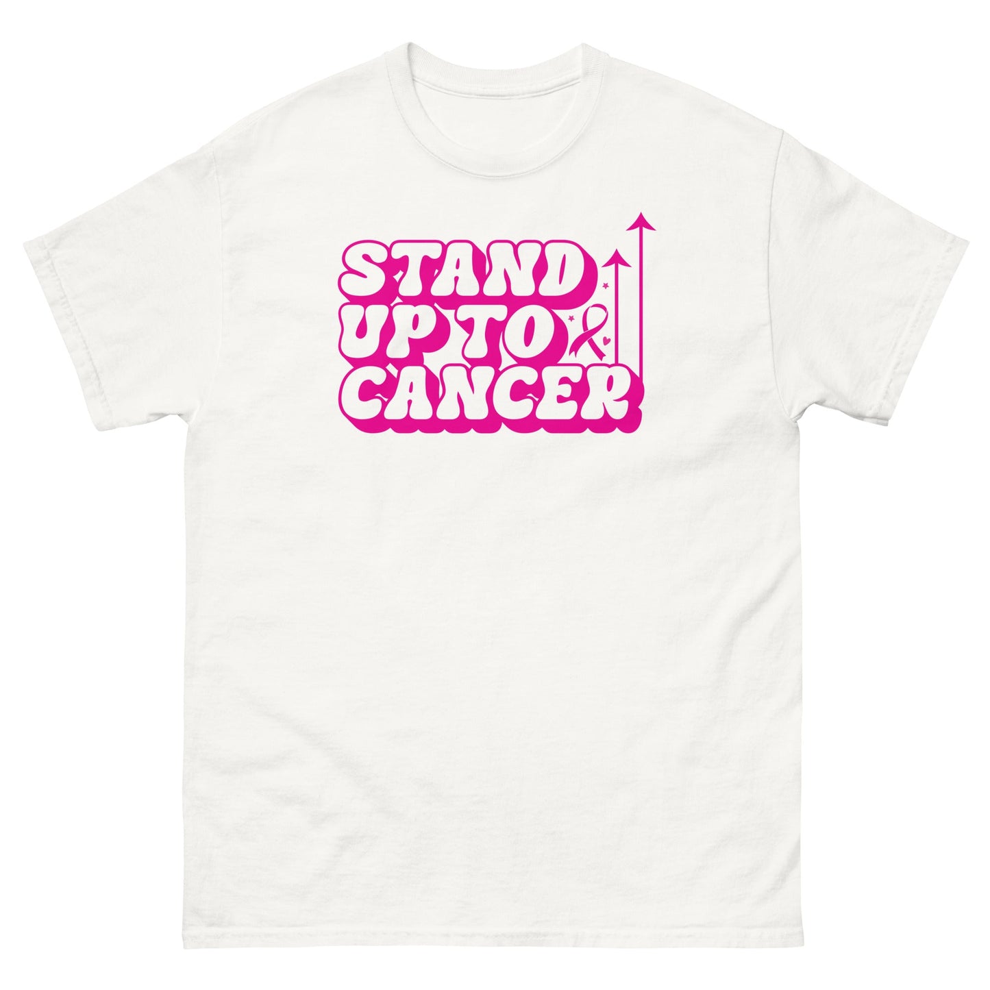 Breast Cancer Stand Up Tee - JohnVsGBMWhiteS