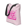 Breast Cancer Stand Up Tote Bag - JohnVsGBMBlack