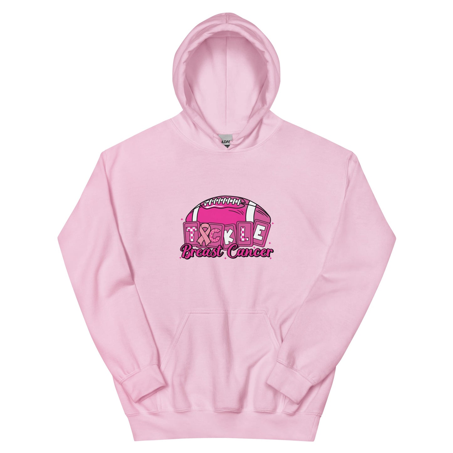 Breast Cancer Tackle Hoodie - JohnVsGBMLight PinkS