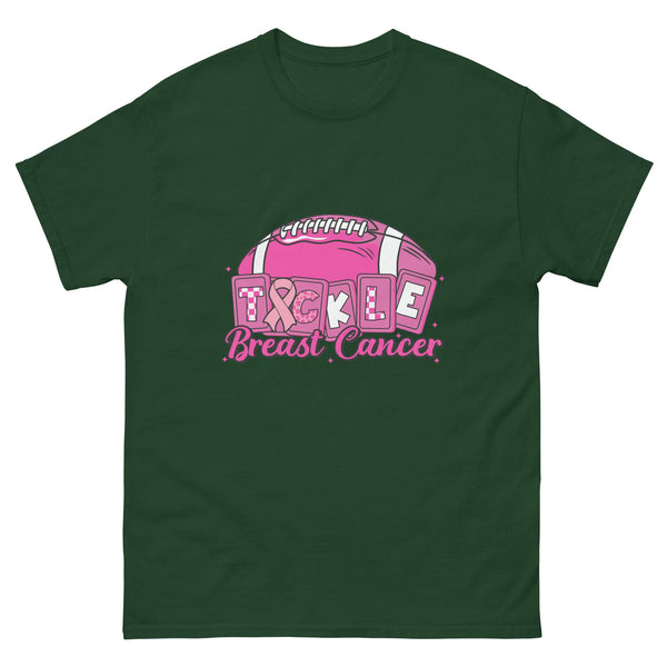 Breast Cancer Tackle Tee - JohnVsGBMForest GreenS