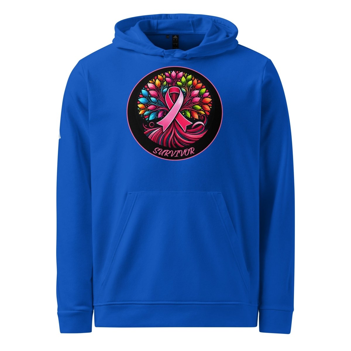 Breast Cancer Tree of Life Adidas Hoodie - JohnVsGBMCollegiate RoyalS