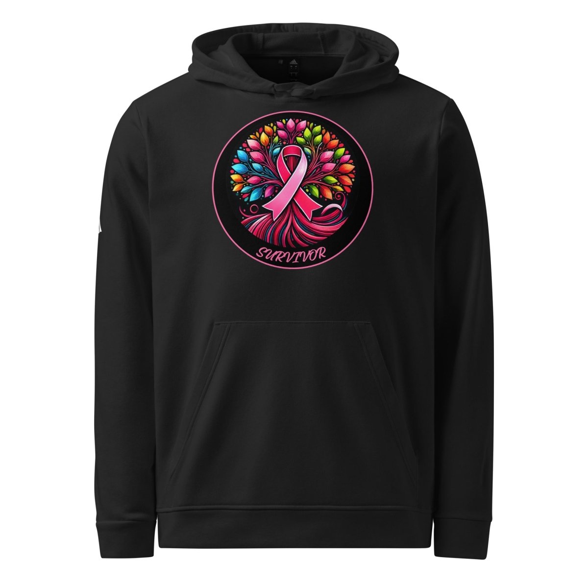 Breast Cancer Tree of Life Adidas Hoodie - JohnVsGBMBlackS