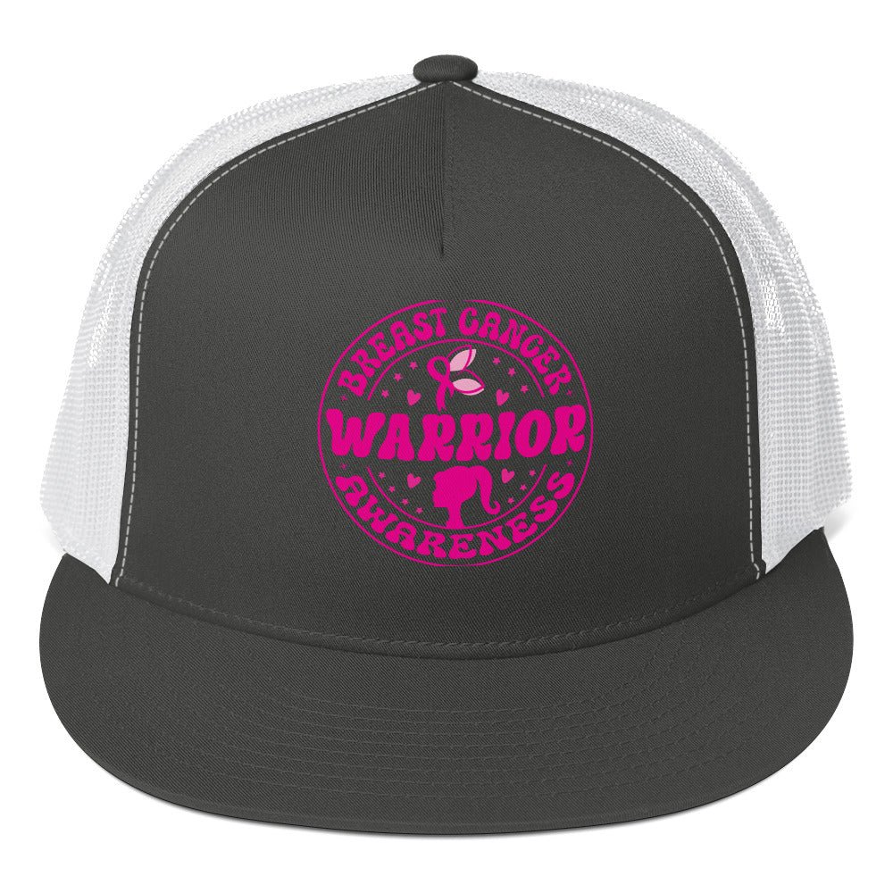 Breast Cancer Trucker Cap - JohnVsGBMCharcoal/ White