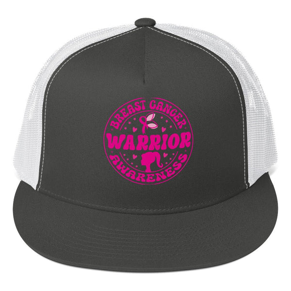 Breast Cancer Trucker Cap - JohnVsGBMCharcoal/ White