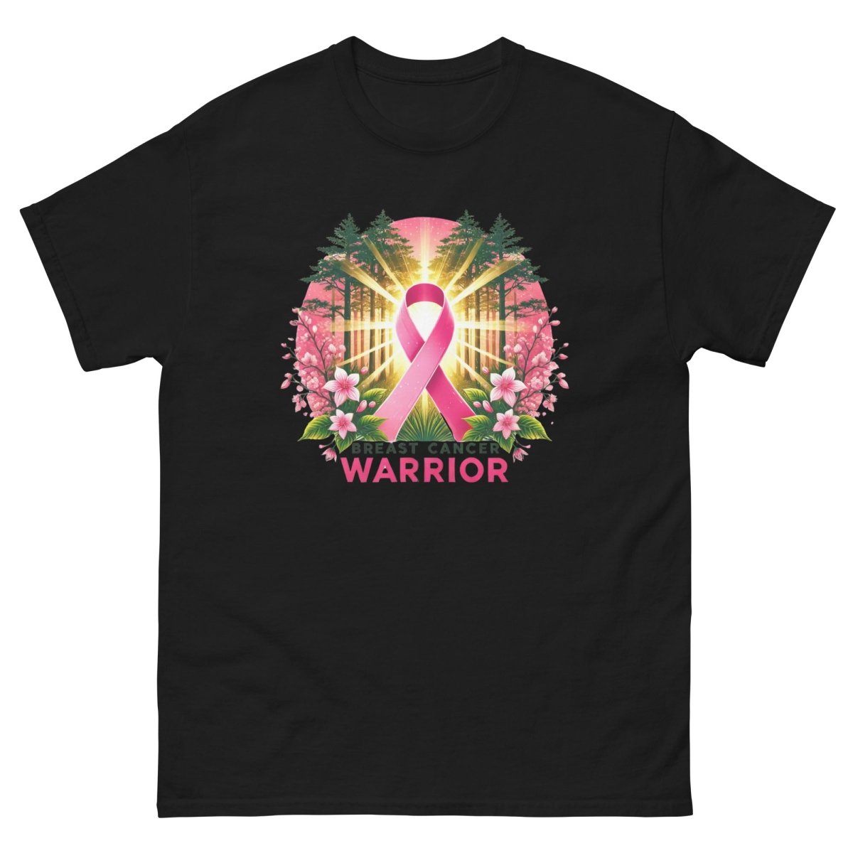 Breast Cancer Warrior Forest Tee - JohnVsGBMBlackS