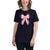 Breast Cancer Women's Bow Tee - JohnVsGBMNavyS