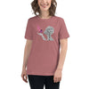 Breast Cancer Women's Butterfly Tee - JohnVsGBMHeather MauveS