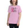 Breast Cancer Women's Faith Tee - JohnVsGBMHeather Prism LilacS