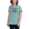 Breast Cancer Women's Faith Tee - JohnVsGBMHeather Blue LagoonS