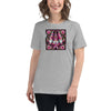 Breast Cancer Women's Floral Gnome Tee - JohnVsGBMAthletic HeatherS