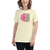 Breast Cancer Women's Flower Tee - JohnVsGBMCitronS