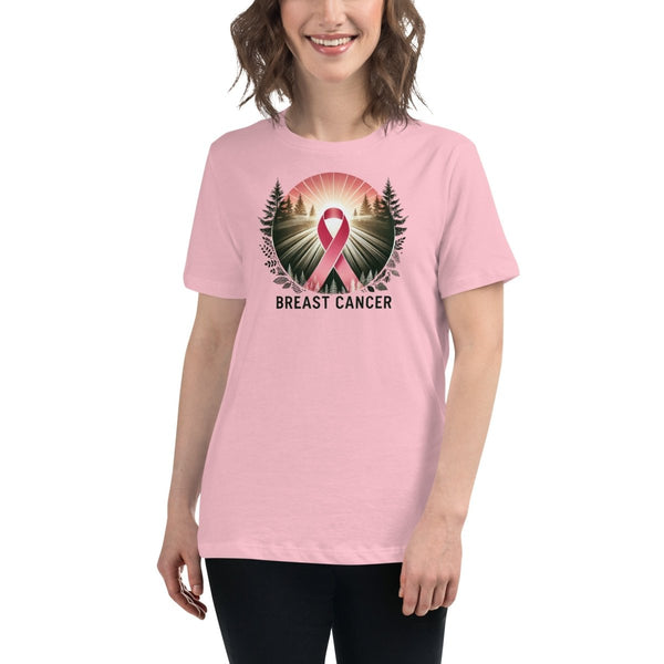 Breast Cancer Women's Forest Tee - JohnVsGBMPinkS