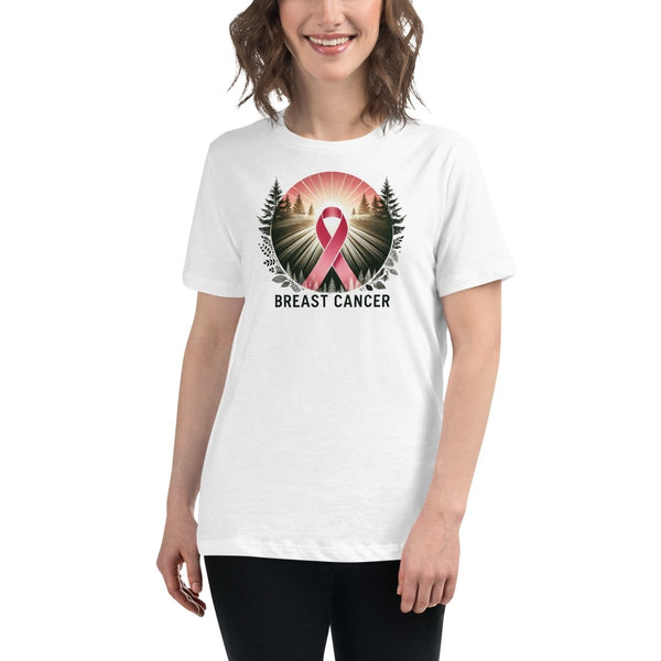 Breast Cancer Women's Forest Tee - JohnVsGBMWhiteS