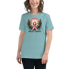 Breast Cancer Women's Forest Tee - JohnVsGBMHeather Blue LagoonS