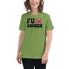 Breast Cancer Women's FU Tee - JohnVsGBMLeafS