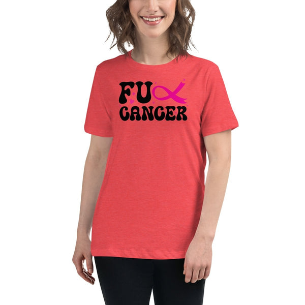 Breast Cancer Women's FU Tee - JohnVsGBMHeather RedS