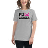 Breast Cancer Women's FU Tee - JohnVsGBMAthletic HeatherS