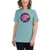 Breast Cancer Women's Galaxy Tee - JohnVsGBMHeather Blue LagoonS