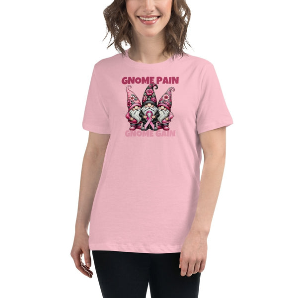 Breast Cancer Women's Gnome Tee - JohnVsGBMPinkS