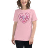 Breast Cancer Women's Heart Tee - JohnVsGBMPinkS