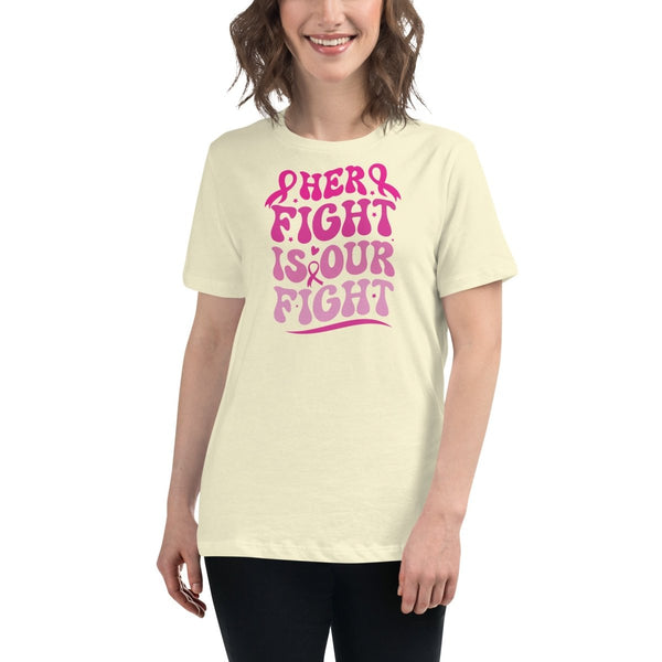 Breast Cancer Women's Her Fight Tee - JohnVsGBMCitronS