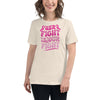 Breast Cancer Women's Her Fight Tee - JohnVsGBMHeather Prism NaturalS