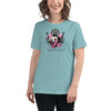 Breast Cancer Women's Jeremiah Tee - JohnVsGBMHeather Blue LagoonS