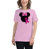 Breast Cancer Women's Mouse Dot Tee - JohnVsGBMHeather Prism LilacS