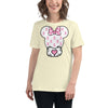 Breast Cancer Women's Mouse Heart Tee - JohnVsGBMCitronS