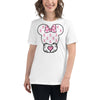 Breast Cancer Women's Mouse Heart Tee - JohnVsGBMWhiteS