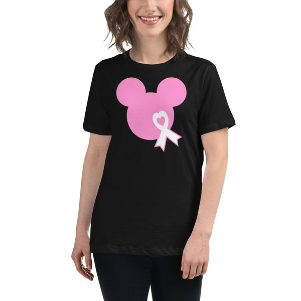 Breast Cancer Women's Mouse L Pink Tee - JohnVsGBMBlackS