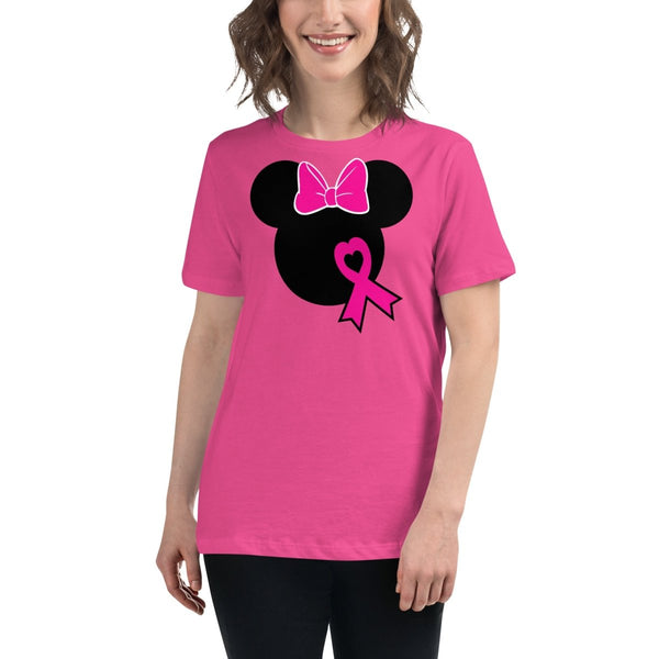 Breast Cancer Women's Mouse Solid Tee - JohnVsGBMBerryS