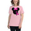 Breast Cancer Women's Mouse Solid Tee - JohnVsGBMPinkS