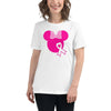 Breast Cancer Women's Mouse Solid Tee - JohnVsGBMWhiteS