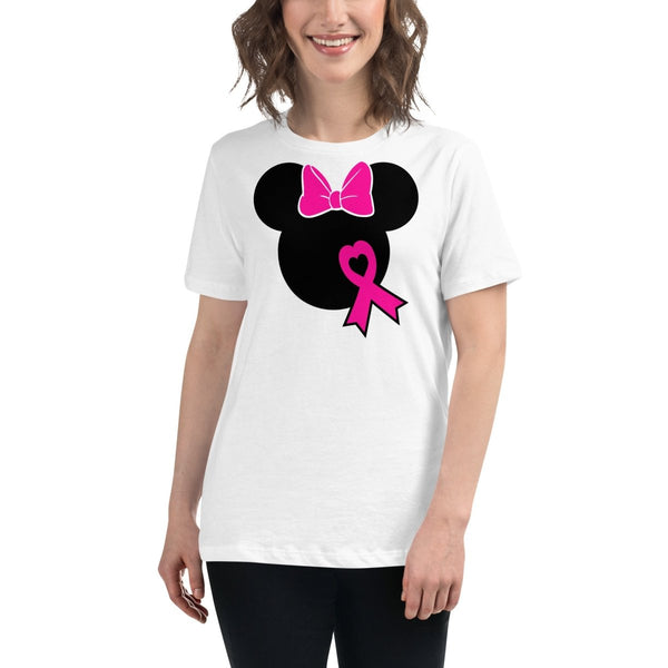 Breast Cancer Women's Mouse Solid Tee - JohnVsGBMWhiteS