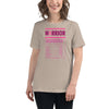 Breast Cancer Women's Nutritional Facts Tee - JohnVsGBMHeather StoneS