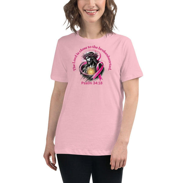 Breast Cancer Women's Psalm Tee - JohnVsGBMPinkS