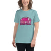 Breast Cancer Women's Tackle Tee - JohnVsGBMHeather Blue LagoonS