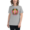 Breast Cancer Women's Warrior Forest Tee - JohnVsGBMAthletic HeatherS